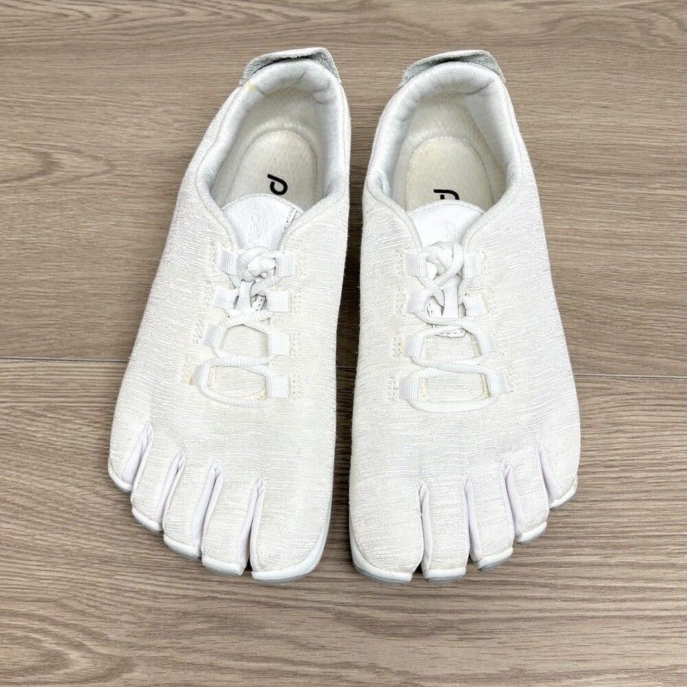 Peluva Strand Sport Mesh White Trainers Five Toe Shoes Women’s 10.5 Men’s Sz 9 - Picture 4 of 8